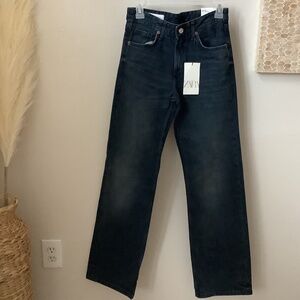 Zara Mid Rise Wide Leg Jeans, size EU 34/ USA 2, NWT